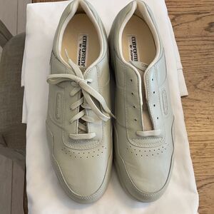 FLORSHEIM DARK CREAM COLORED LEATHER SNEAK…